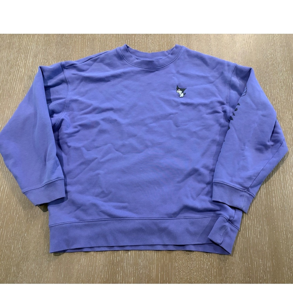 Uniqlo UT Sanrio Kuromi Women's Small Purple Crewneck Sweatshirt Pullover